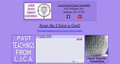 Desktop Screenshot of lordjesuschristassembly.org
